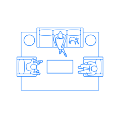 Furniture Uses Living Room Furniture Outline Svg Vector, Free Vectors File